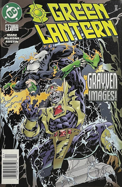 Cover for Green Lantern (DC, 1990 series) #97 [Newsstand]