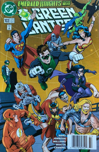 Cover for Green Lantern (DC, 1990 series) #103 [Newsstand]