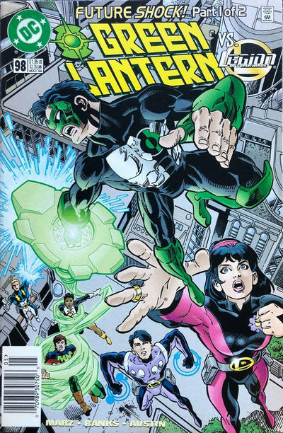 Cover for Green Lantern (DC, 1990 series) #98 [Newsstand]
