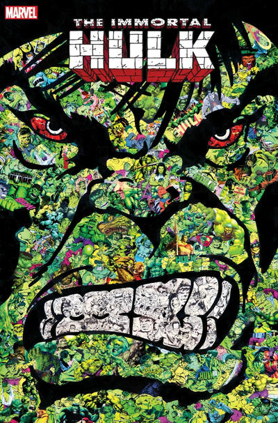 Cover for Immortal Hulk (Marvel, 2018 series) #50 [Mr Garcin 'Collage' Variant]