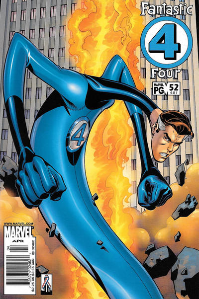 Cover for Fantastic Four (Marvel, 1998 series) #52 (481) [Newsstand]