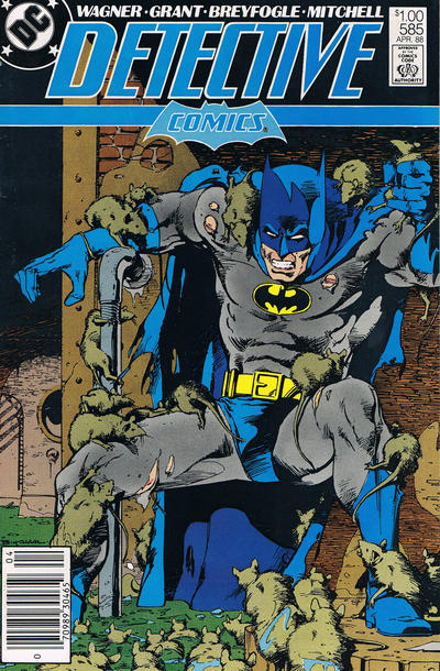 Cover for Detective Comics (DC, 1937 series) #585 [Canadian]