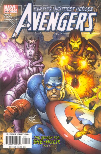 Cover for Avengers (Marvel, 1998 series) #72 (487) [Direct Edition]