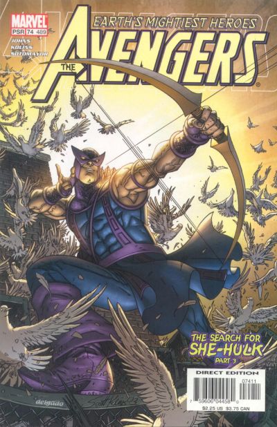 Cover for Avengers (Marvel, 1998 series) #74 (489) [Direct Edition]