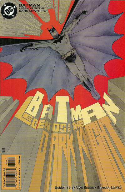 Cover for Batman: Legends of the Dark Knight (DC, 1992 series) #150 [Direct Sales]