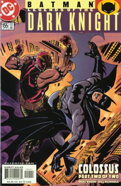 Cover for Batman: Legends of the Dark Knight (DC, 1992 series) #155 [Direct Sales]