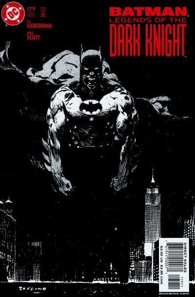 Cover for Batman: Legends of the Dark Knight (DC, 1992 series) #179 [Direct Sales]