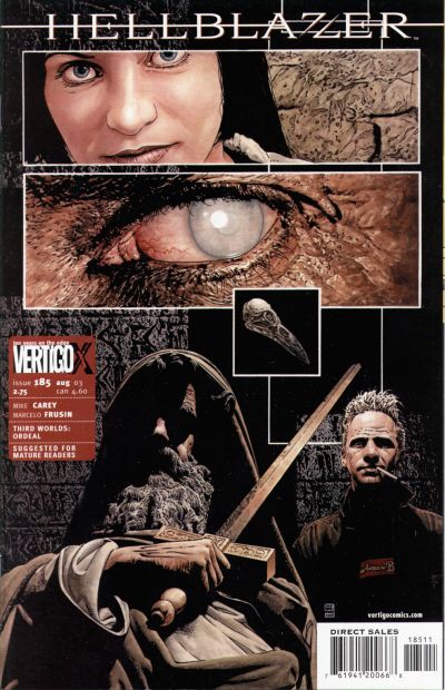 Cover for Hellblazer (DC, 1988 series) #185