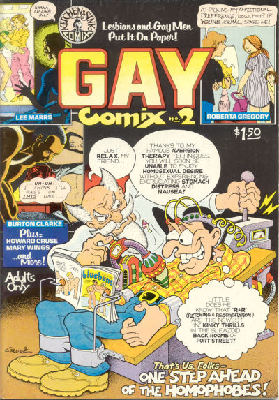 Cover for Gay Comix (Kitchen Sink Press, 1980 series) #2