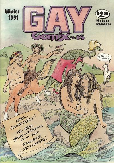 Cover for Gay Comix (Bob Ross, 1985 series) #14