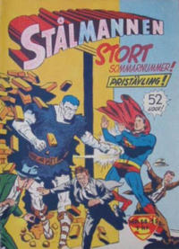 Cover Thumbnail for Stålmannen (Centerförlaget, 1949 series) #14-15/1957