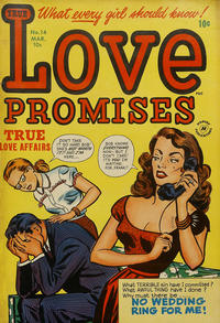 Cover Thumbnail for True Love Problems and Advice Illustrated (Harvey, 1949 series) #14 [True Love Promises]