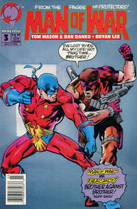 Cover Thumbnail for Man of War (Malibu, 1993 series) #3 [Newsstand]