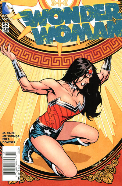 Cover for Wonder Woman (DC, 2011 series) #52 [Newsstand]