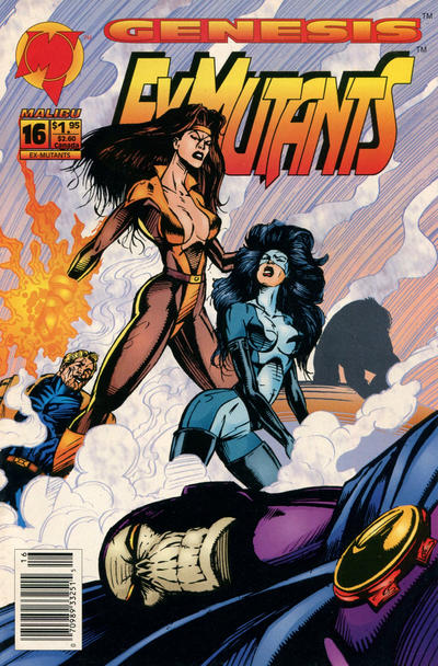 Cover for Ex-Mutants (Malibu, 1992 series) #16 [Newsstand]