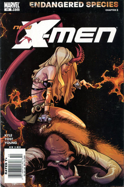 Cover for New X-Men (Marvel, 2004 series) #41 [Newsstand]