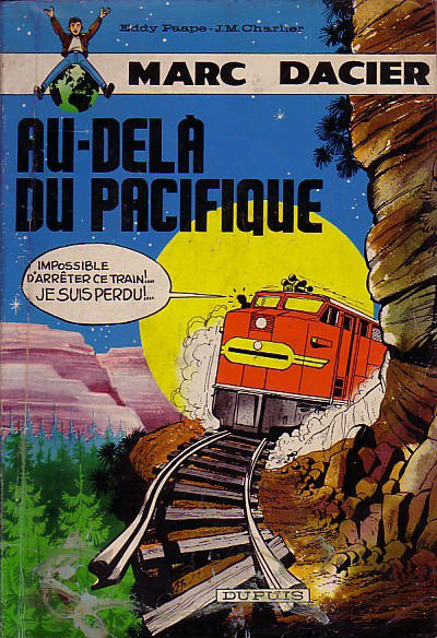 Cover for Marc Dacier (Dupuis, 1960 series) #3 - Au-delà du Pacifique