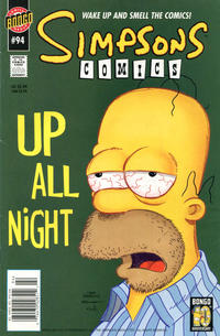 Cover for Simpsons Comics (Bongo, 1993 series) #94 [Newsstand]