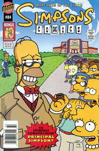 Cover for Simpsons Comics (Bongo, 1993 series) #84 [Newsstand]