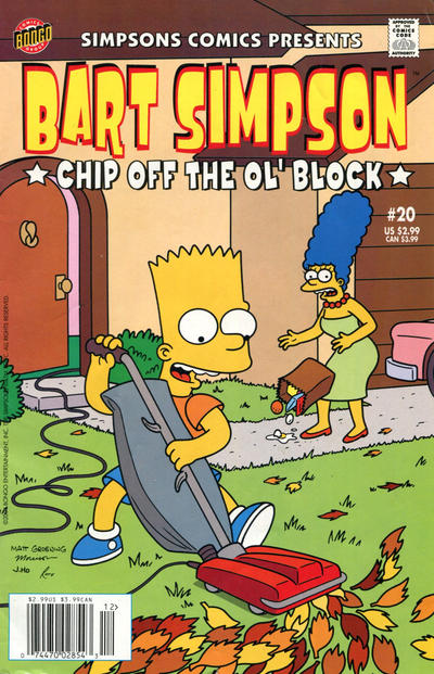 Cover for Simpsons Comics Presents Bart Simpson (Bongo, 2000 series) #20 [Newsstand]