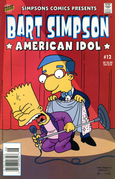 Cover for Simpsons Comics Presents Bart Simpson (Bongo, 2000 series) #12 [Newsstand]