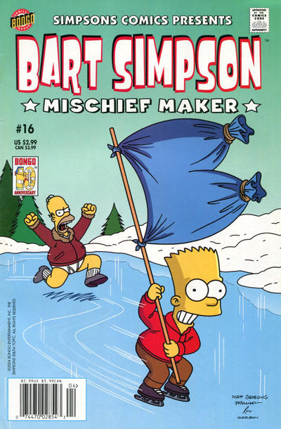 Cover for Simpsons Comics Presents Bart Simpson (Bongo, 2000 series) #16 [Newsstand]