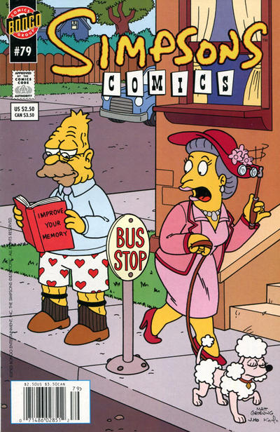 Cover for Simpsons Comics (Bongo, 1993 series) #79 [Newsstand]