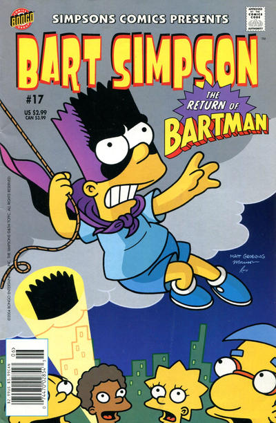 Cover for Simpsons Comics Presents Bart Simpson (Bongo, 2000 series) #17 [Newsstand]