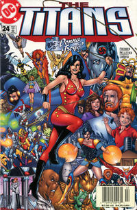 Cover Thumbnail for The Titans (DC, 1999 series) #24 [Newsstand]
