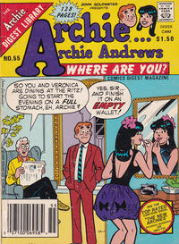 Cover Thumbnail for Archie... Archie Andrews, Where Are You? Comics Digest Magazine (Archie, 1977 series) #55 [Canadian]