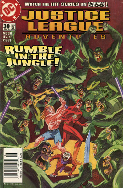 Cover for Justice League Adventures (DC, 2002 series) #30 [Newsstand]
