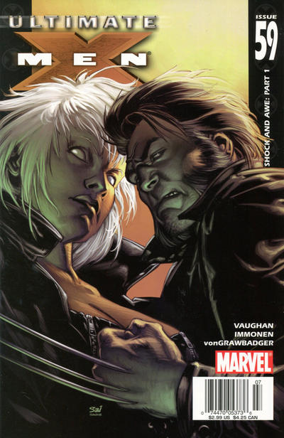 Cover for Ultimate X-Men (Marvel, 2001 series) #59 [Newsstand]