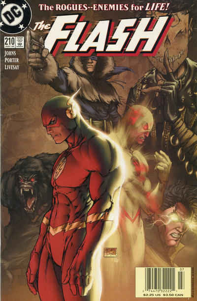 Cover for Flash (DC, 1987 series) #210 [Newsstand]
