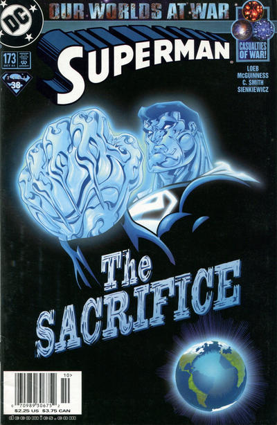 Cover for Superman (DC, 1987 series) #173 [Newsstand]
