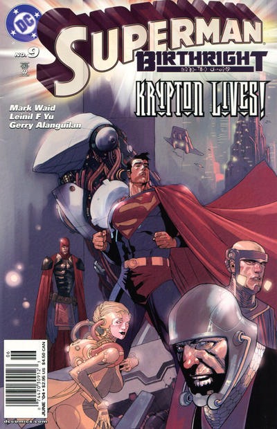 Cover for Superman: Birthright (DC, 2003 series) #9 [Newsstand]