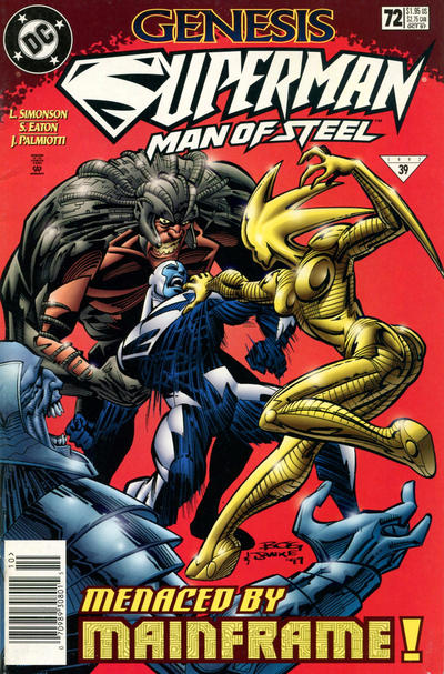 Cover for Superman: The Man of Steel (DC, 1991 series) #72 [Newsstand]