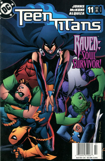Cover for Teen Titans (DC, 2003 series) #11 [Newsstand]
