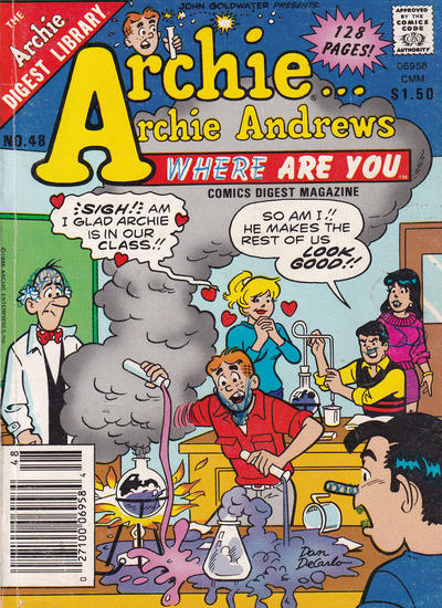 Cover for Archie... Archie Andrews, Where Are You? Comics Digest Magazine (Archie, 1977 series) #48 [Canadian]