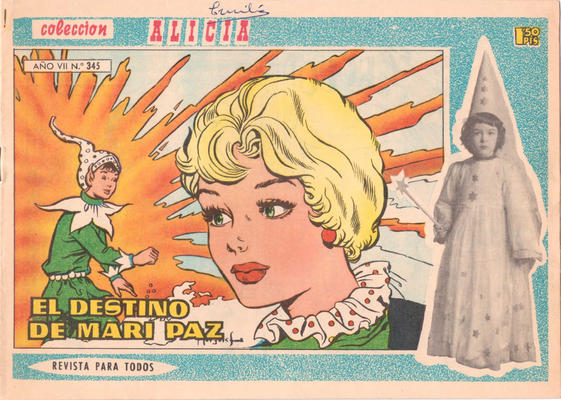 Cover for Coleccion Alicia (Ediciones Toray, 1955 ? series) #345