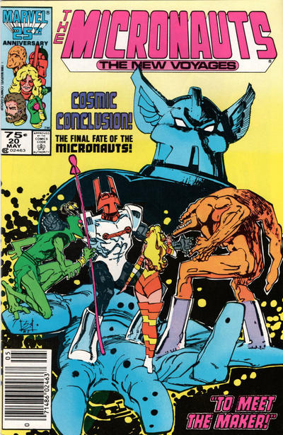 Cover for Micronauts (Marvel, 1984 series) #20 [Newsstand]