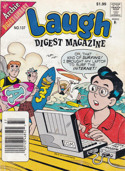 Cover for Laugh Comics Digest (Archie, 1974 series) #137 [Canadian]