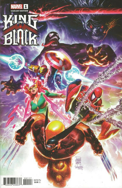 Cover for King in Black (Marvel, 2021 series) #1 [Variant Edition - ‘Launch’ - Philip Tan Cover]