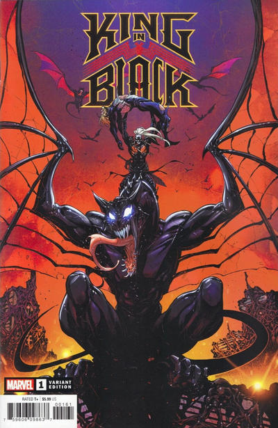 Cover for King in Black (Marvel, 2021 series) #1 [Variant Edition - ‘Dragon’ - Iban Coello Cover]