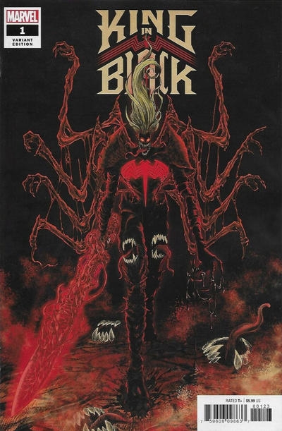 Cover for King in Black (Marvel, 2021 series) #1 [Variant Edition - Superlog Cover]