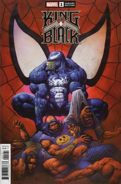 Cover for King in Black (Marvel, 2021 series) #1 [Alex Horley Hidden Gem Cover]