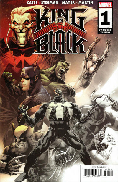 Cover for King in Black (Marvel, 2021 series) #1 [Premiere Variant - Ryan Stegman Cover]