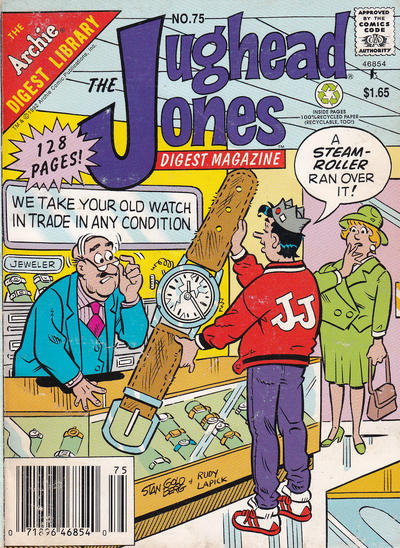 Cover for The Jughead Jones Comics Digest (Archie, 1977 series) #75 [Canadian]