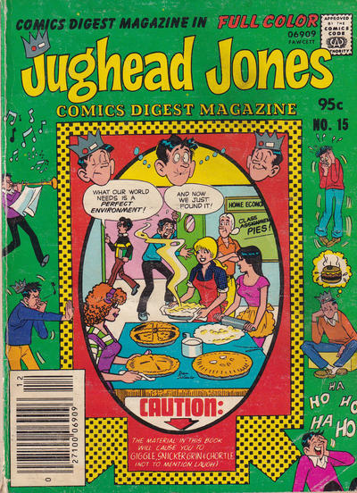 Cover for The Jughead Jones Comics Digest (Archie, 1977 series) #15 [Canadian]