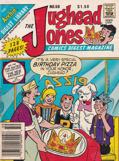 Cover for The Jughead Jones Comics Digest (Archie, 1977 series) #50 [Canadian]