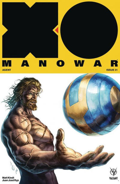 Cover for X-O Manowar (2017) (Valiant Entertainment, 2017 series) #21 [Cover B - Alan Quah and Komikaki Studios]